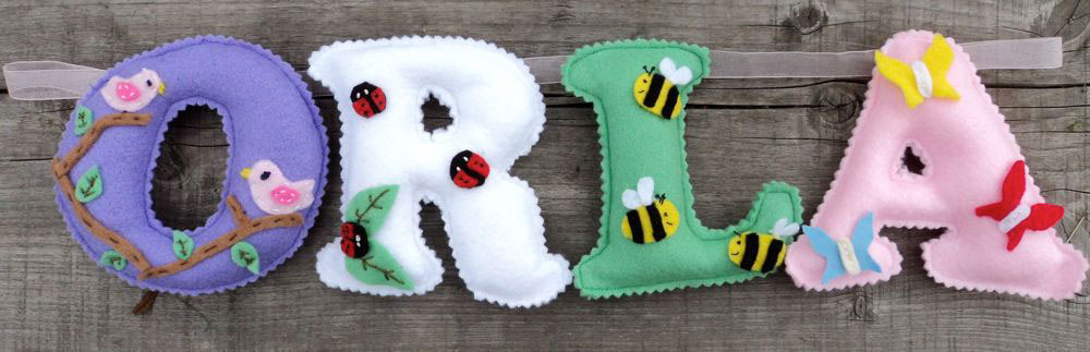 Summer Name Banner. These can be made in a variety or styles and colours, each of the individual letters are 4½ inches tall, and the length of the banner depends on the number of letters used and the types of letters – some letters are wider than others. These are priced at £16 for up to three letters. Each additional letter added after that will be £2.50 each due to the level of detail required. These can be done in any combination of colours. Summer Name Banner. These can be made in a variety or styles and colours, each of the individual letters are 4½ inches tall, and the length of the banner depends on the number of letters used and the types of letters – some letters are wider than others. These are priced at £16 for up to three letters. Each additional letter added after that will be £2.50 each due to the level of detail required. These can be done in any combination of colours.
